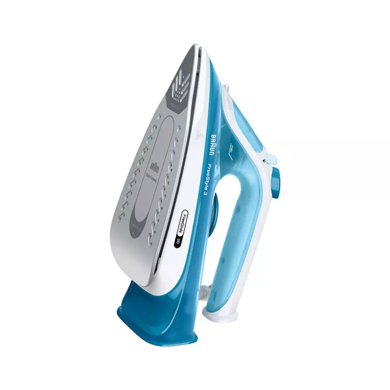 Braun FI 3144 BL sausais un tvaika gludeklis ar keramisku zoli 2400 W zilā krāsā