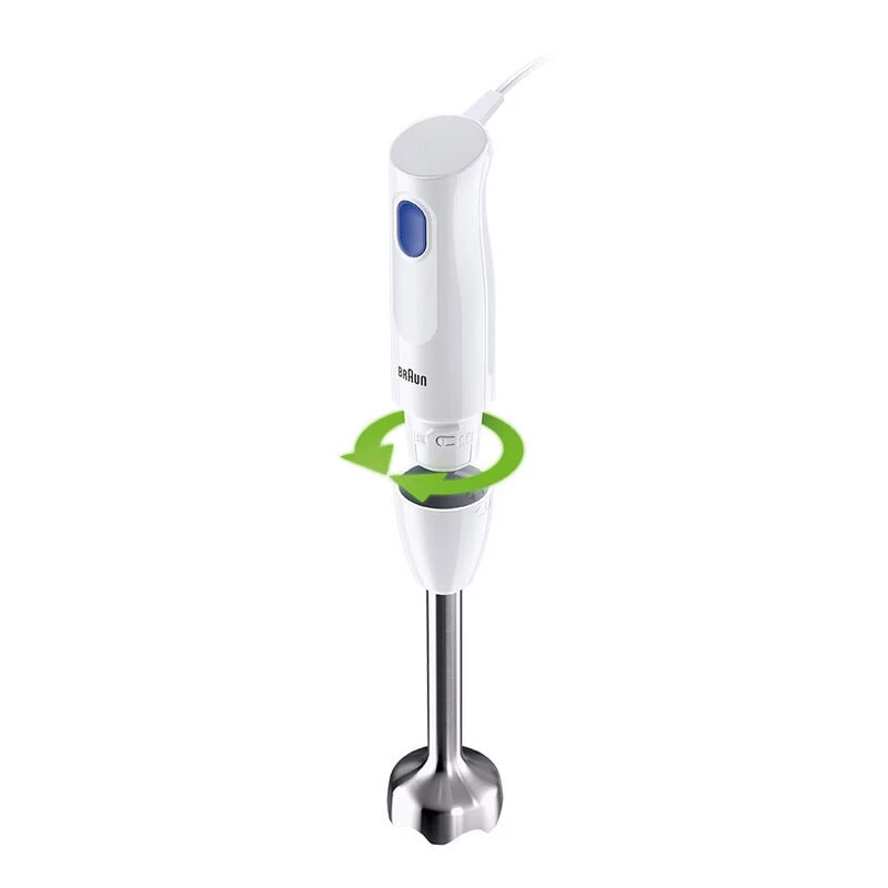 Braun MultiQuick 1 MQ10.202M WH 0,6 L iegremdējamais blenderis 450 W Nerūsējošais tērauds, Balta