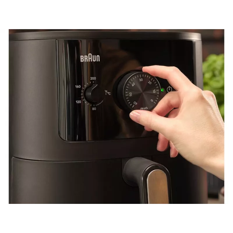 Braun Multi Fry 3 Viens 4,3 L Brīvi stāvošs 1500 W Karstā gaisa fritieris Melns