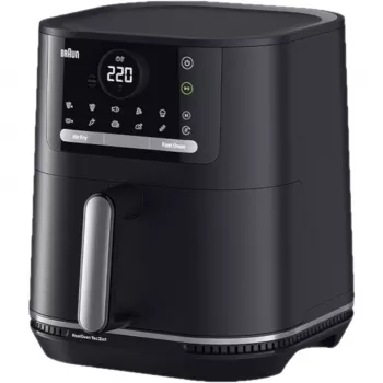 Braun HF5050 Single 5.7 L Brīvi stāvoša 2000 W Karstā gaisa fritieris Melns, Pelēks