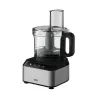 Braun FP 3233 SI virtuves kombains 800 W 2.1 L Melns, Nerūsējošais tērauds