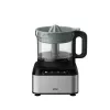 Braun FP 3233 SI virtuves kombains 800 W 2.1 L Melns, Nerūsējošais tērauds
