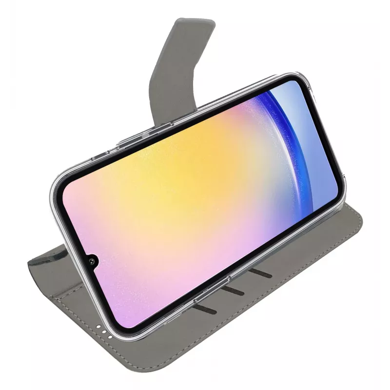 Celly WALLY mobilā tālruņa maciņš 16,5 cm (6,5 collu) maciņš ar vāciņu Melns