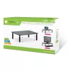 Techly Monitora / Klēpjdatora galda statīvs melns, brīvi stāvošs, 20 kg, augstuma regulēšana, melns