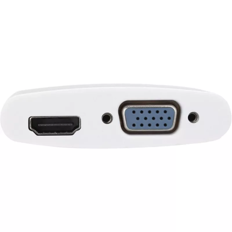 Techly Mini DisplayPort uz HDMI/VGA adapteris, 0,15 m, Mini DisplayPort, HDMI + VGA (D-Sub), Vīrišķais, Sievišķais, 1920 x 1200 pikseļi