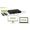 Techly HDMI 4x1 multivieweris ar bezzudumu pārslēdzēju, HDMI, metāls, melns, 60 Hz, 1080p, 2,25 Gbit/s