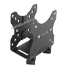 Techly regulējams CPU turētājs zem galda, 5 kg, 75 x 75 mm, 100 x 100 mm, melns