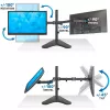 Techly ICA-LCD 2524 monitora stiprinājums / statīvs 81,3 cm (32 collas) galdam, melns