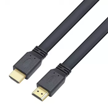 Techly HDMI 2.0 plakanais kabelis High Speed ar Ethernet A/A M/M 1m