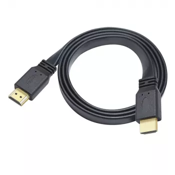 Techly HDMI 2.0 plakanais kabelis High Speed ar Ethernet A/A M/M 1m