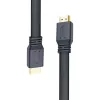 Techly HDMI 2.0 plakanais kabelis High Speed ar Ethernet A/A M/M 1m