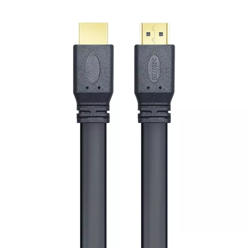 Techly HDMI 2.0 plakanais kabelis High Speed ar Ethernet A/A M/M 1m