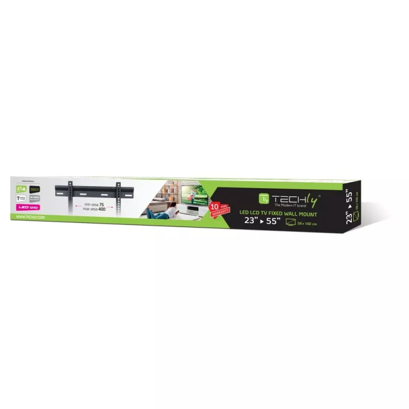 Techly ICA-PLB-114M 139,7 cm (55 collu) melns