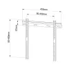 Techly ICA-PLB-114M 139,7 cm (55 collu) melns