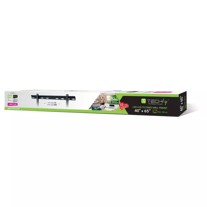 Techly ICA-PLB-114L 165.1 cm (65 collas) melns