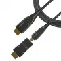 Techly HDMI A/A Micro HDMI AOC optiskās šķiedras kabelis 4K 20m, 20 m, HDMI A tipa (standarta), HDMI D tipa (Micro), 3D, 18 Gbit/s, Melns