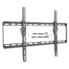 Techly fiksēts sienas kronšteins LED TV LCD 40-65 collas, 165,1 cm (65 collas), 200 x 200 mm, 600 x 400 mm, -12 - 0°, metāls, melns