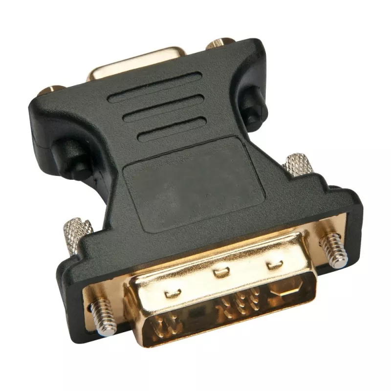Techly DVI-A vīr./VGA siev. analogais video adapteris, melns