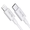Techly uzlādes un sinhronizācijas kabelis USB-C uz Lightning 1 m balts