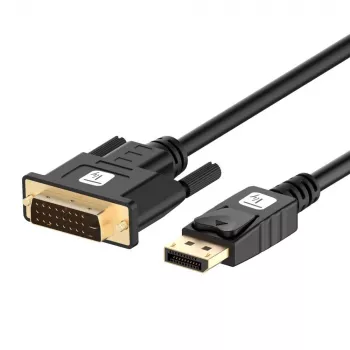 Techly ICOC DSP-C12-030P video kabeļa adapteris 3 m DisplayPort DVI-D melns