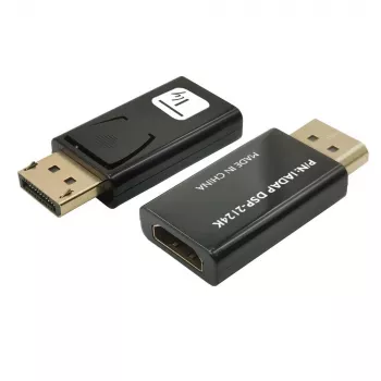 Techly IADAP DSP-2124K kabeļa savienotāja adapteris, melns