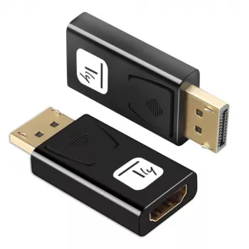Techly IADAP DSP-2124K kabeļa savienotāja adapteris, melns