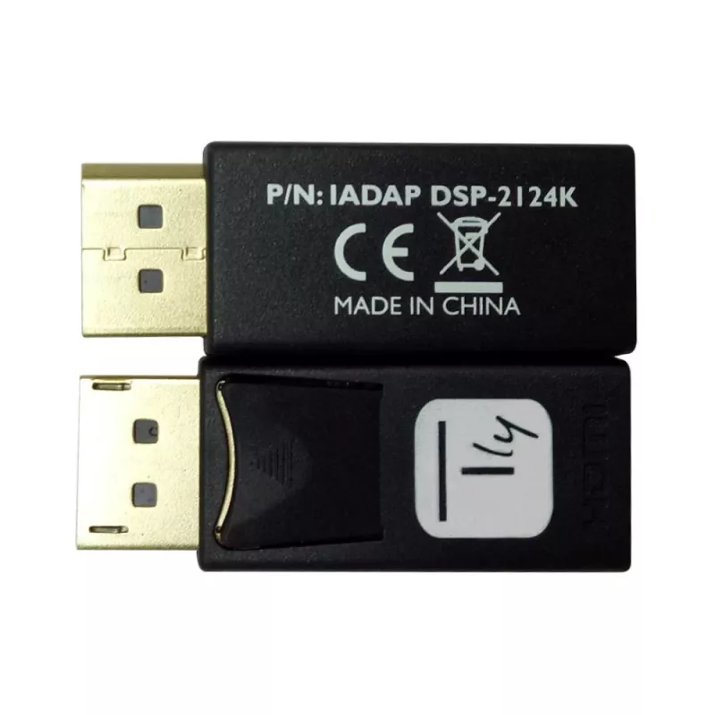 Techly IADAP DSP-2124K kabeļa savienotāja adapteris, melns