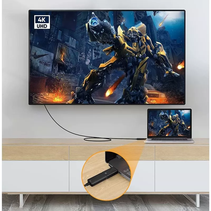 Techly IADAP DSP-2124K kabeļa savienotāja adapteris, melns