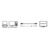 Techly ICOC DSP-A14-010NT DisplayPort kabelis 1 m Melns