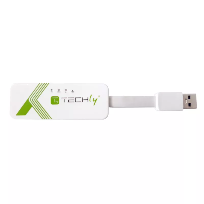 Techly IDATA USB-ETGIGA-3A tīkla karte Ethernet 5000 Mbit/s