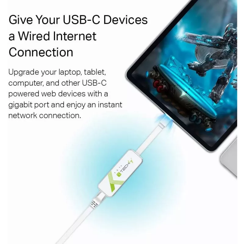Techly IADAP USB31-ETGIGA3 tīkla karte Ethernet 5000 Mbit/s
