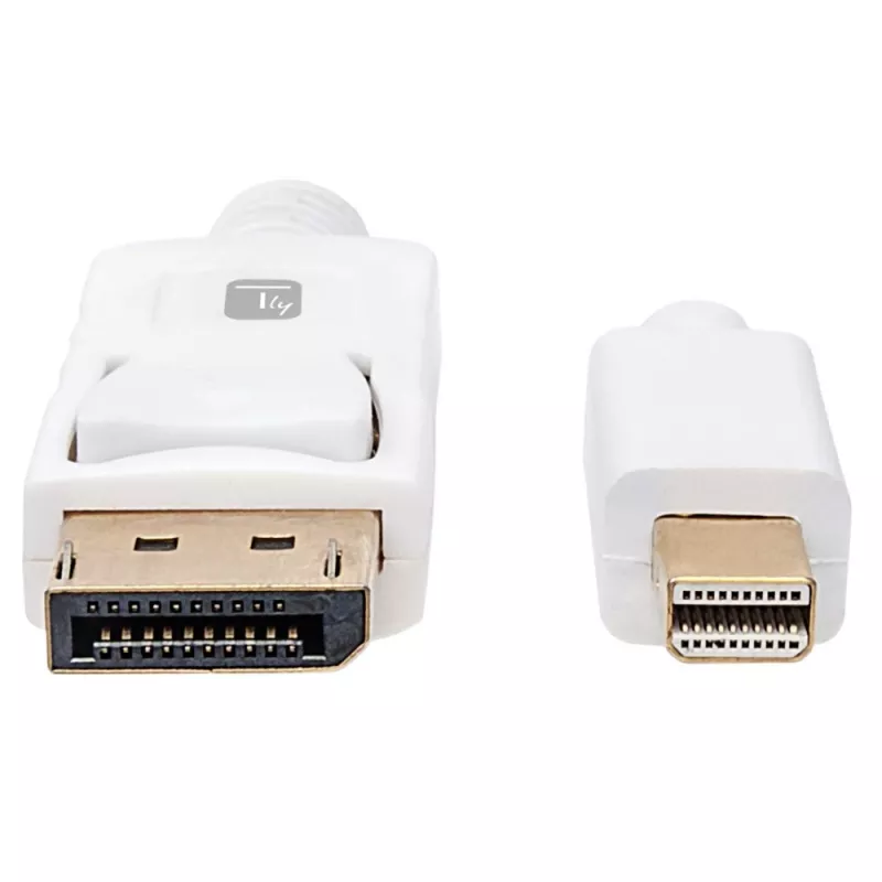 Techly ICOC MDP-030T4K DisplayPort kabelis 3 m Mini DisplayPort balts
