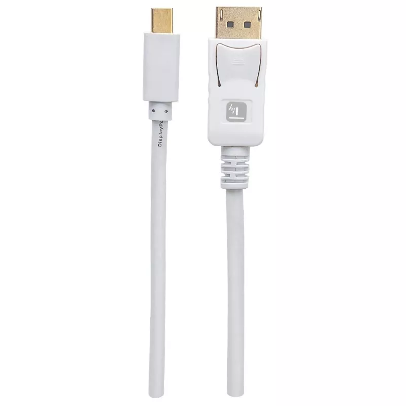 Techly ICOC MDP-030T4K DisplayPort kabelis 3 m Mini DisplayPort balts