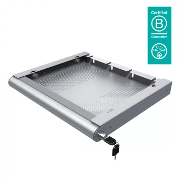 Dataflex Addit aparatūras drošības atvilktne 622, sudraba, tērauds, vienkrāsains, 530 mm, 450 mm, 75 mm