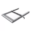 Dataflex Addit aparatūras drošības atvilktne 622, sudraba, tērauds, vienkrāsains, 530 mm, 450 mm, 75 mm