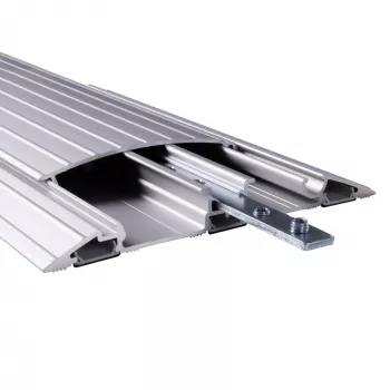 Dataflex Addit kabeļu aizsargs 60 cm - taisns 402, Kabeļu aizsargs, Sudraba, Alumīnijs, 500 kg, 2 cm, 145 mm