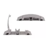 Dataflex Addit kabeļu aizsargs 60 cm - taisns 402, Kabeļu aizsargs, Sudraba, Alumīnijs, 500 kg, 2 cm, 145 mm