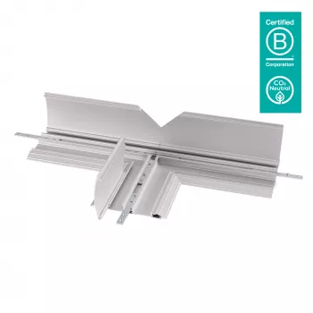 Dataflex Addit kabeļu aizsargs - T-savienojums 462, Kabeļu aizsargs, Sudraba, Alumīnijs, 500 kg, 2 cm, 260 mm