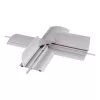 Dataflex Addit kabeļu aizsargs - krustojuma savienojums 472, Kabeļu aizsargs, Sudraba krāsa, Alumīnijs, 500 kg, 2 cm, 260 mm