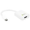 Techly pārveidotāja kabelis adapteris USB 3.1 Type C uz HDMI 1.4, 3.2 Gen 2 (3.1 Gen 2), USB Type-C, HDMI izeja