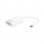 Techly IADAP-USB31-VGA USB grafikas adapteris, balts