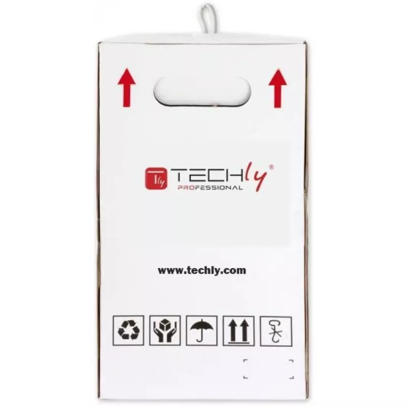 Techly ITP-C6U-FL tīkla kabelis pelēks 305 m Cat6 U/UTP (UTP)