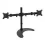 Techly galda statīvs 2 monitoriem 13-27 collas ar pamatni augstums 400 mm ICA-LCD 3410 68,6 cm (27 collas) melns