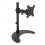 Techly galda statīvs 1 monitoram 13 inch-27 inch ar pamatni, augstums 400 mm ICA-LCD 3400 68,6 cm (27 inch) melns
