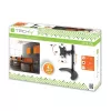 Techly galda statīvs 1 monitoram 13 inch-27 inch ar pamatni, augstums 400 mm ICA-LCD 3400 68,6 cm (27 inch) melns