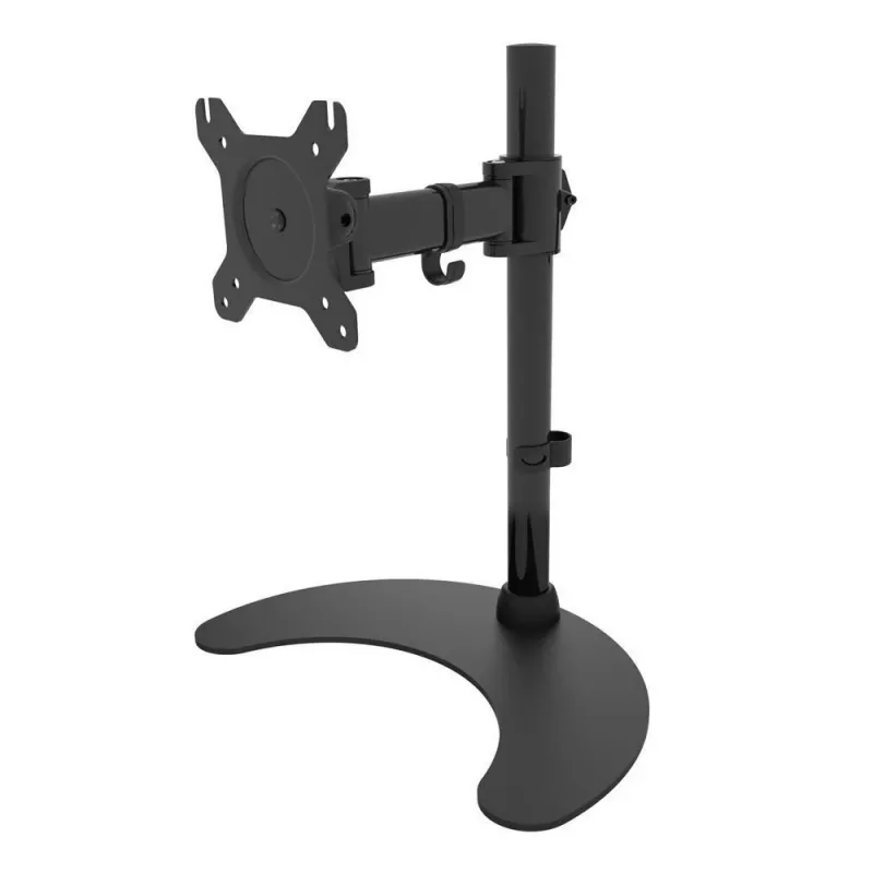Techly galda statīvs 1 monitoram 13 inch-27 inch ar pamatni, augstums 400 mm ICA-LCD 3400 68,6 cm (27 inch) melns