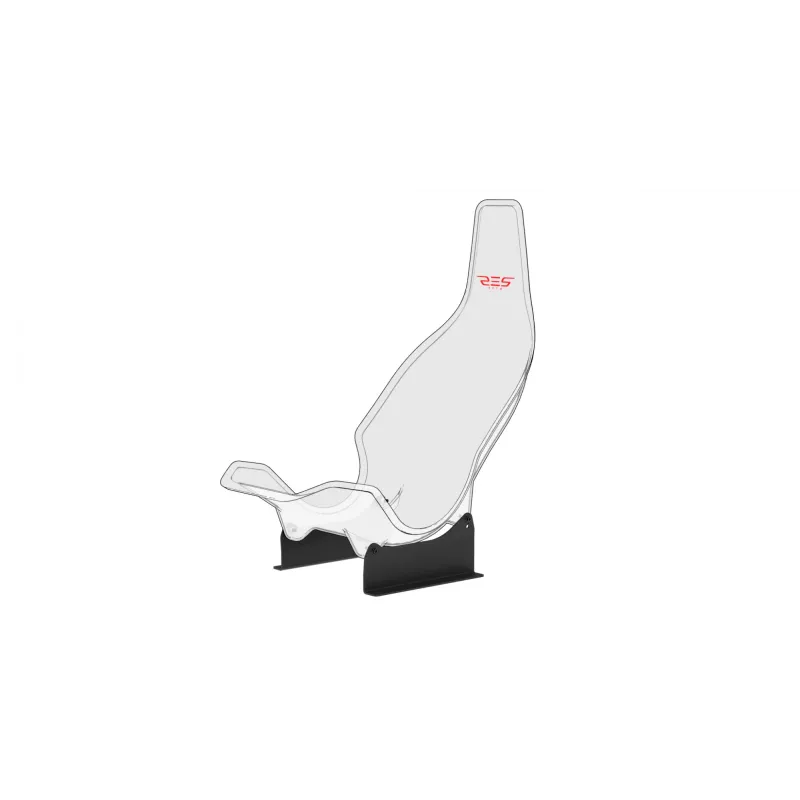 Res-Tech GT CARBON SEAT SUPPORT, Sēdekļa kronšteins, Melns