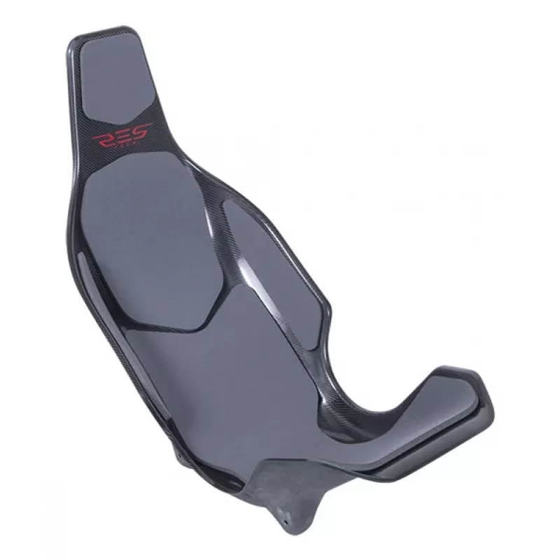 Res-Tech X1 CARBON SEAT - pelēka, sacīkšu sēdeklis, pelēks, oglekļa šķiedra, neoprēns