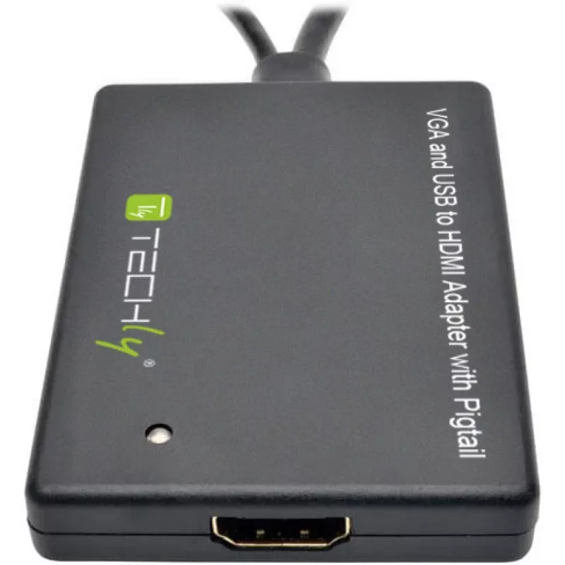 Techly kabeļa pārveidotājs SVGA un audio uz HDMI IDATA HDMI-VGA3