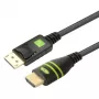 Techly DisplayPort–HDMI kabeļa pārveidotājs 2 m ICOC DSP-H-020